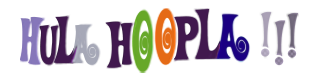 Le logo du spectacle Hula Hoopla !!!